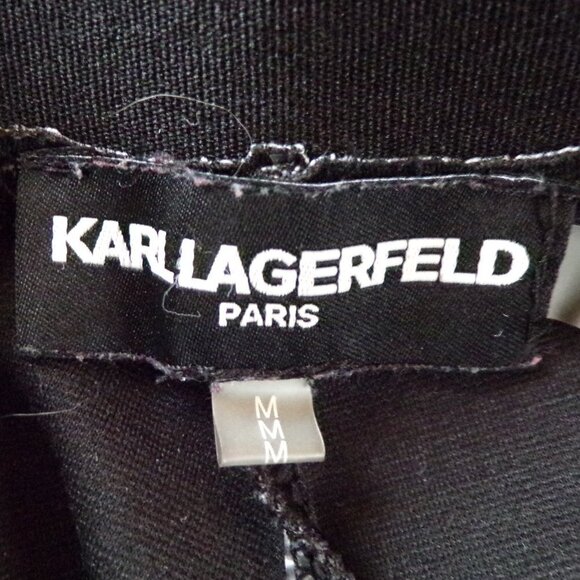 Karl Lagerfeld Paris Women's Stretch Knit Ankle Leggings - size 10 - Picture 7 of 10